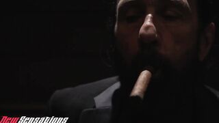 NewSensations - Blonde Slut BDSM Submissive Ashley Lane Big Cock Deepthroat Gagging