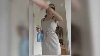 NSFW nude TikTok challenge Wipe it down with belt