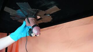 HANDS FREE COCK MILKING - DRAINING HIS BALLS (HUGE CUMSHOT)