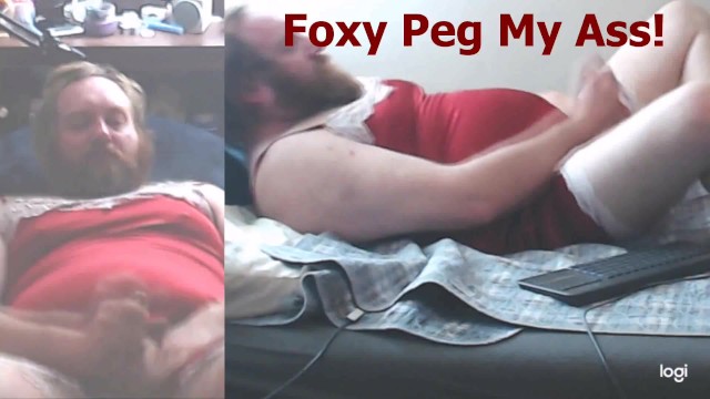 Foxy Peg My Ass Soaks Red Sexy Nighty in Golden Shower Part 2