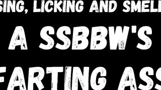 Kissing, Licking And Smelling A SSBBW's Farting Ass