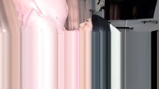 Sucking my ass juice off of the big white cock each time my tight ass gets fucked | ass to mouth