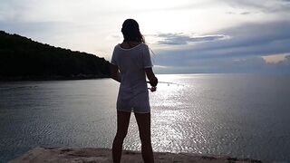 Public NO PANTIES # Fishing without panties among fishermen