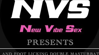 Ass and foot licking double masturbation. More feet, femdom and ass on clips4sale studio 229359!!!