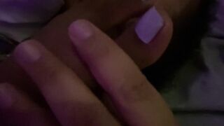 HOTEL FOOTJOB WITH A BEAUTIFUL MORENA // FOOTMODEL