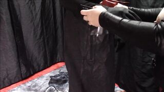 Bound and edged to an explosive cum (his turn to be toyed with ????)