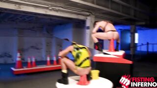 FistingInferno - Twink College Student Double Fist Mechanics For Payment