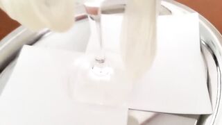 Cumdump drinks many loads of used condoms - cum cocktail - glass of cum