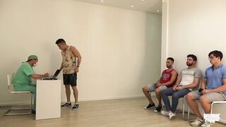 Group male physical exam