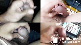 Je me fais éjaculer, zizi dur très odorant, pipi, prout et sperme à gogo