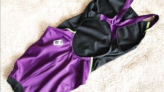 【For those who have a fetish for swim suits】Sexy yoga in arena early model X-Python remic