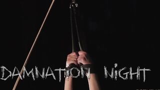 Screaming Orgasm master vs fetish slave tied up and fucked