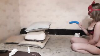 Anastasia Mistress fuck ass her guy slave with dildo