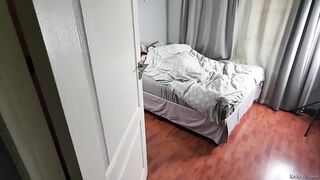 Roleplay 2 sluts gets woken up by piss | self piss | piss on slut | pussy licking and tongue kiss