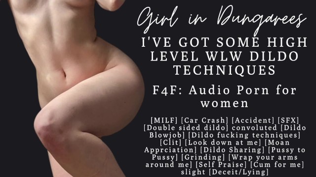 F4F | ASMR Audio Porn for women | MILF shows you new dildo techniques | Dildo Blowjob | Dildo Fuckin
