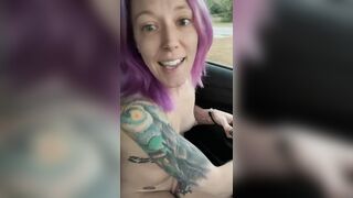Fully nude at busy Amazon hub caught by strangers