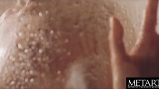 Watch this stunning naked blonde masturbate to an intense orgasm