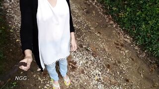 Leaving my Clothes and Touching Myself on a Public Hiking Trail