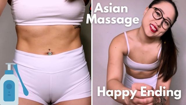ASMR - Asian Masseuse Gives You Oily Happy Ending - Kimmy Kalani