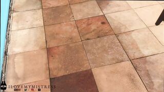 CUMMING IN MY PANTIES IN PUBLIC AND PULL THEN UP BEFORE HOTEL POOL
