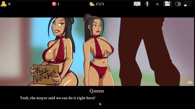 Queen's Brothel [Hentai game] free blowjob in a small town