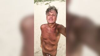 UltimateSlut Christophe XXL PUBLIC NUDE WALK AT BEACH