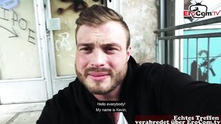 BLONDE GERMAN SKINNY STREET HOOKER MEET N FUCK OUTDOOR POV
