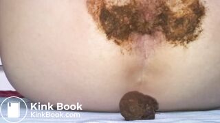 Caca culotte, étalage, masturbation et éjaculation scato