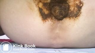 Caca culotte, étalage, masturbation et éjaculation scato