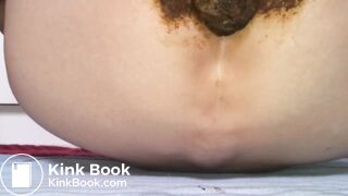 Caca culotte, étalage, masturbation et éjaculation scato