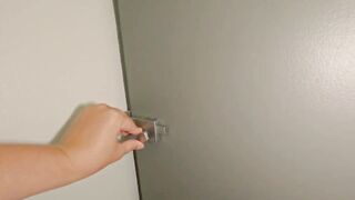 Pissing Mess Right Next to a Stranger - Public Restroom