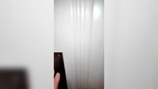 Daddy pissing in my ass in a public bathroom