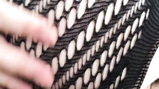 Please Pee and Cum Inside My Pussy. Vaginal Pissing Sex. Dripping Creampie Close up.