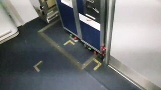 Risky Public Squirt on Plane