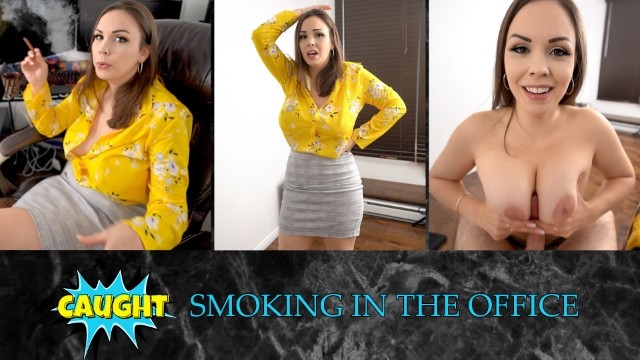 CAUGHT SMOKING IN THE OFFICE - PREVIEW - ImMeganLive