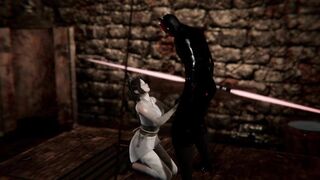 Rey Fucked by Darth Maul Star Wars Porn BJ, Tied Up, Doggystyle