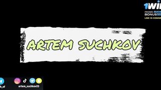 The guy likes to feel a dildo in all his holes - ARTEM SUCHKOV