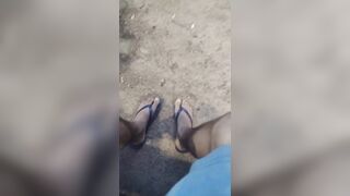 Nice footage of my feets in a public park