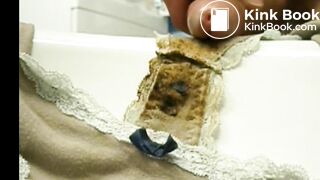 Jeux scatos, masturbation, caca culotte, pipi, culottes souilées, éjaculations