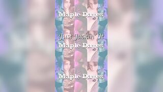 Natural trans girl jacks off eight inch girl dick in the bathroom with lubed up tenga egg