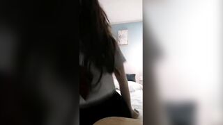 Kasnicole 008 Kigurumi Schoolgirl in white stockings uniform degenerates into a slut in black tights