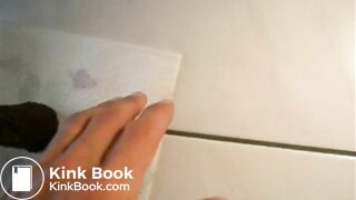 Je fais un beau caca bien dur et je m'offre une dégustation et une éjaculation