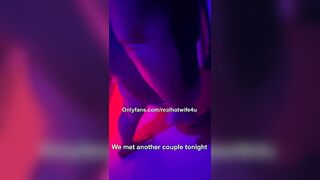 Husband reclaims wife at the swinger club