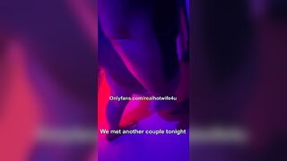 Husband reclaims wife at the swinger club