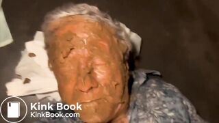 This White Cocksucker Eats Black Man's Shit