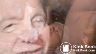 This White Cocksucker Eats Black Man's Shit