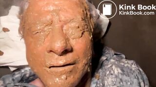 This White Cocksucker Eats Black Man's Shit