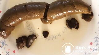 Ma nana en plein exercice rectal