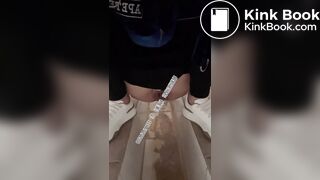 Beautiful women pooping in the toilet 28