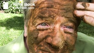 Black Man Feeds Cock & Shit Dinner to White American Fag Outdoors